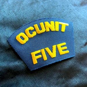 OCUNIT FIVE naval patch